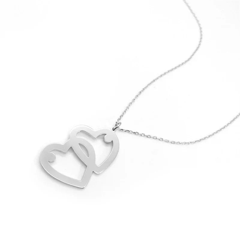 Eternal Bond Personalized Name Heart Necklace