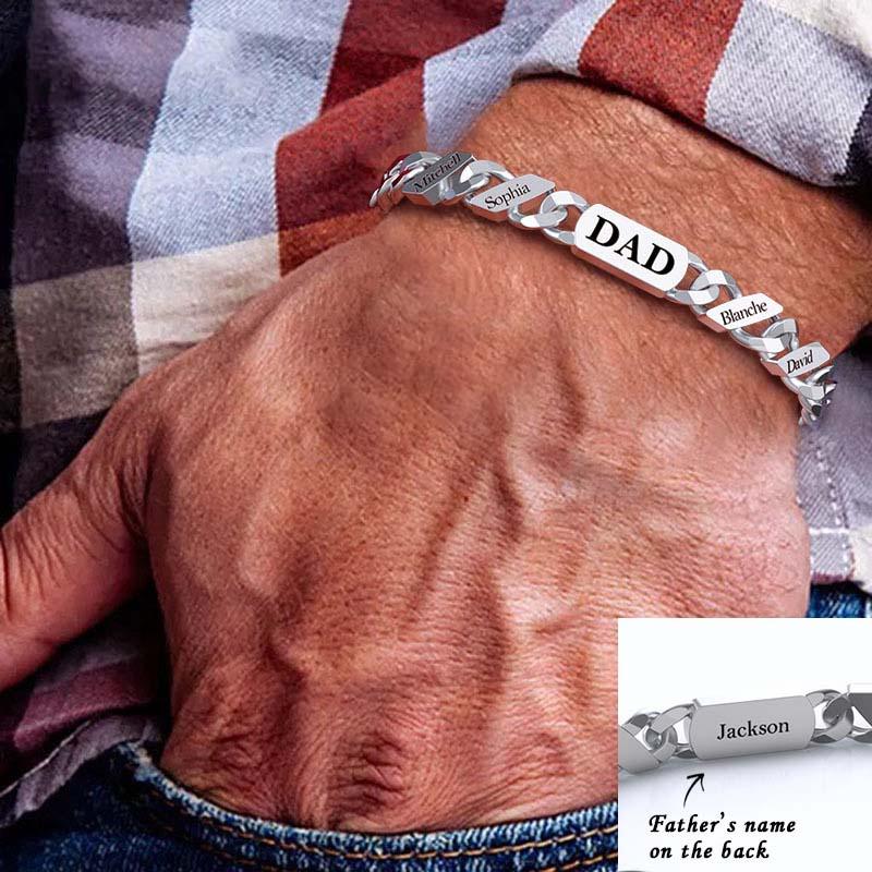 Men's Personalized Nameplate Bracelet