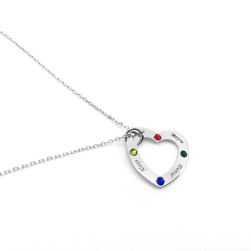 Charming Personalized Heart Necklace