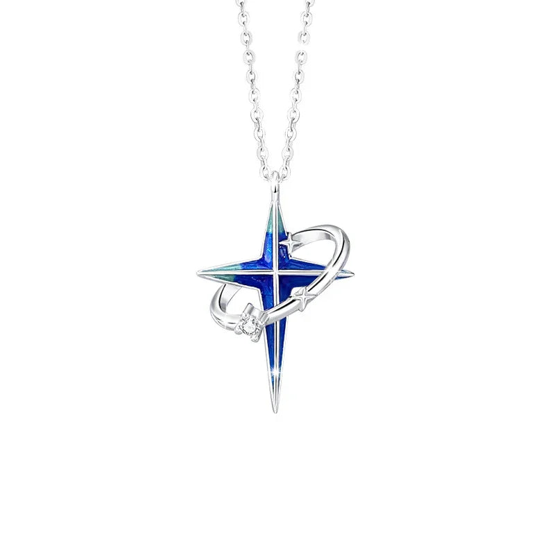 Celestial Glow Couple Star Necklace