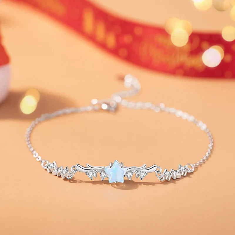 Christmas Reindeer Antler Star Bracelet