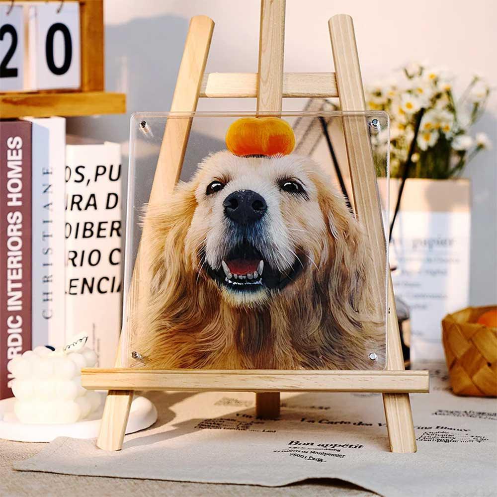 Custom Hand-Painted 3D Layered Pet Portrait