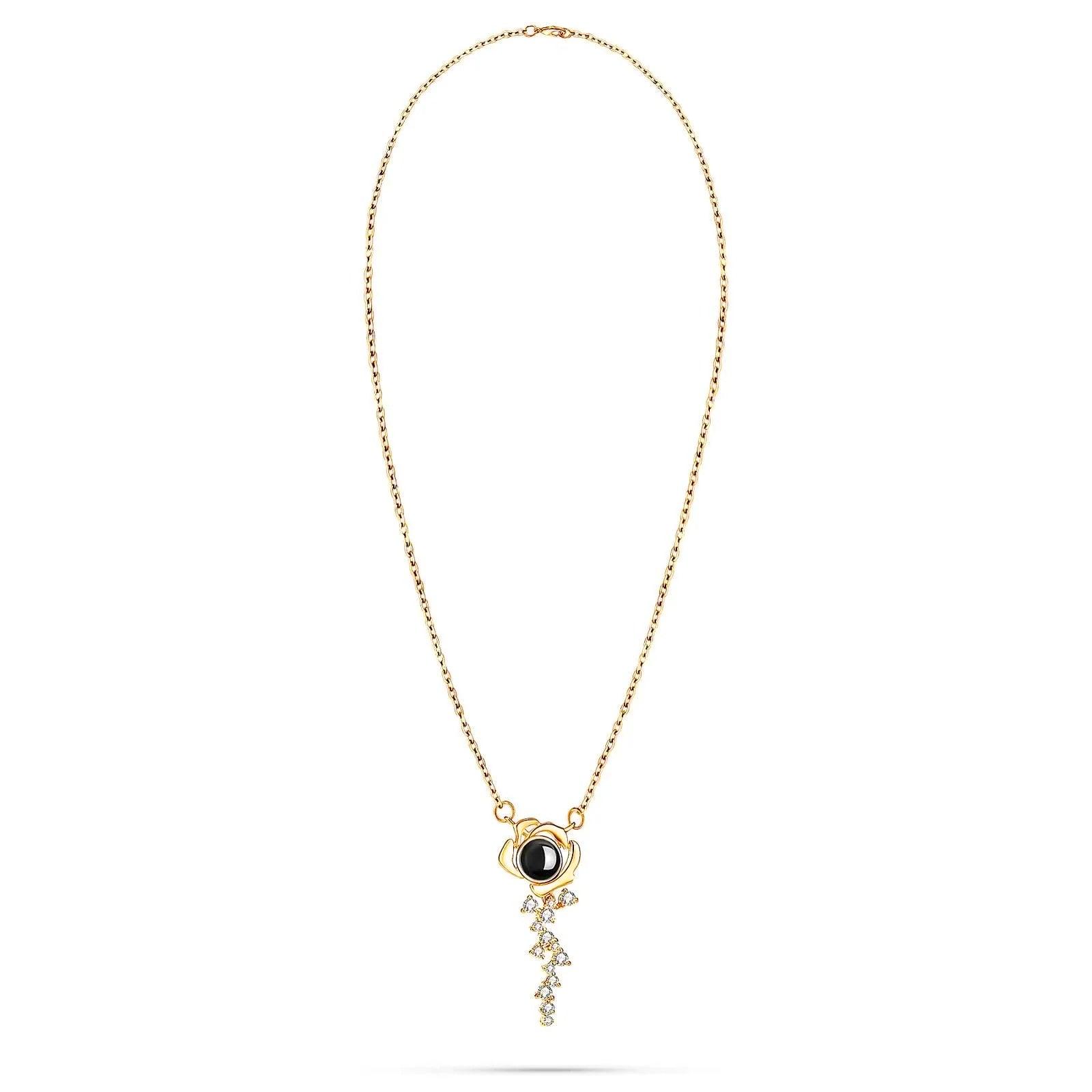 Eternal Rose – Custom Pet Photo Projection Necklace