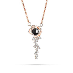 Eternal Rose – Custom Pet Photo Projection Necklace