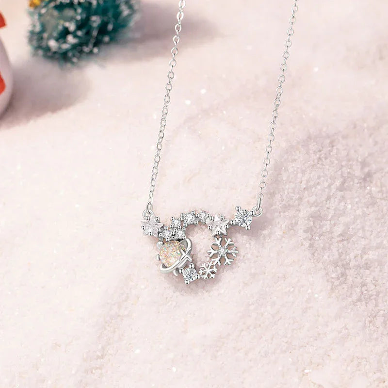 Sterling Silver Christmas Elf Necklace