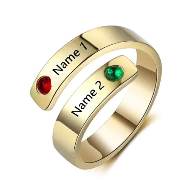 Endless Bond Birthstone Ring