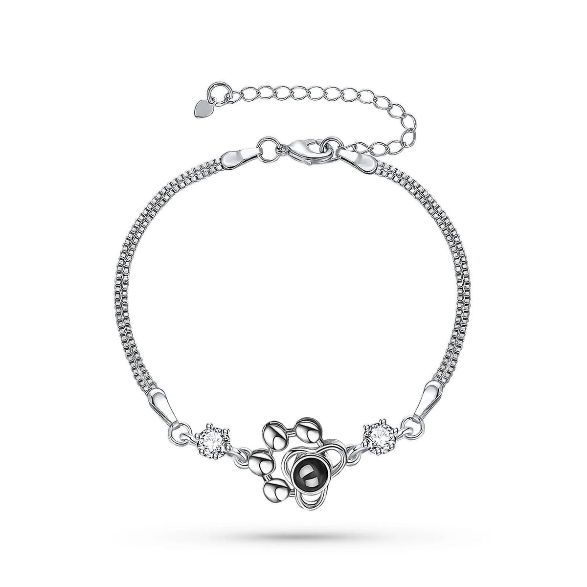 Pawprint of My Heart – Custom Pet Projection Bracelet
