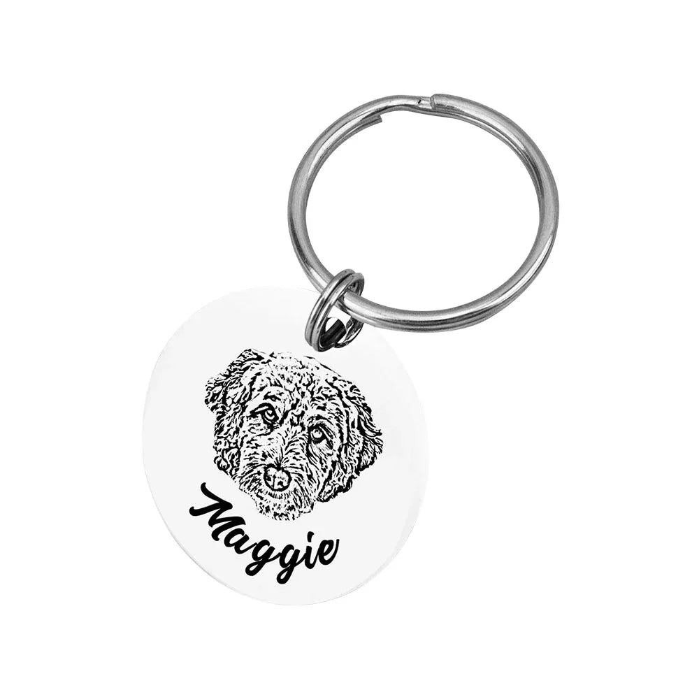 Custom Engraved Pet Keychain | Celebrate the Bond You Share
