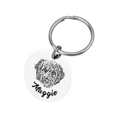 Custom Engraved Pet Keychain | Celebrate the Bond You Share