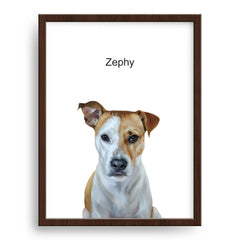 Custom Modern Pet Portrait