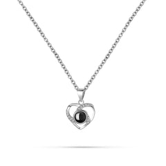 Heart Nest - Custom Pet Photo Projection Necklace