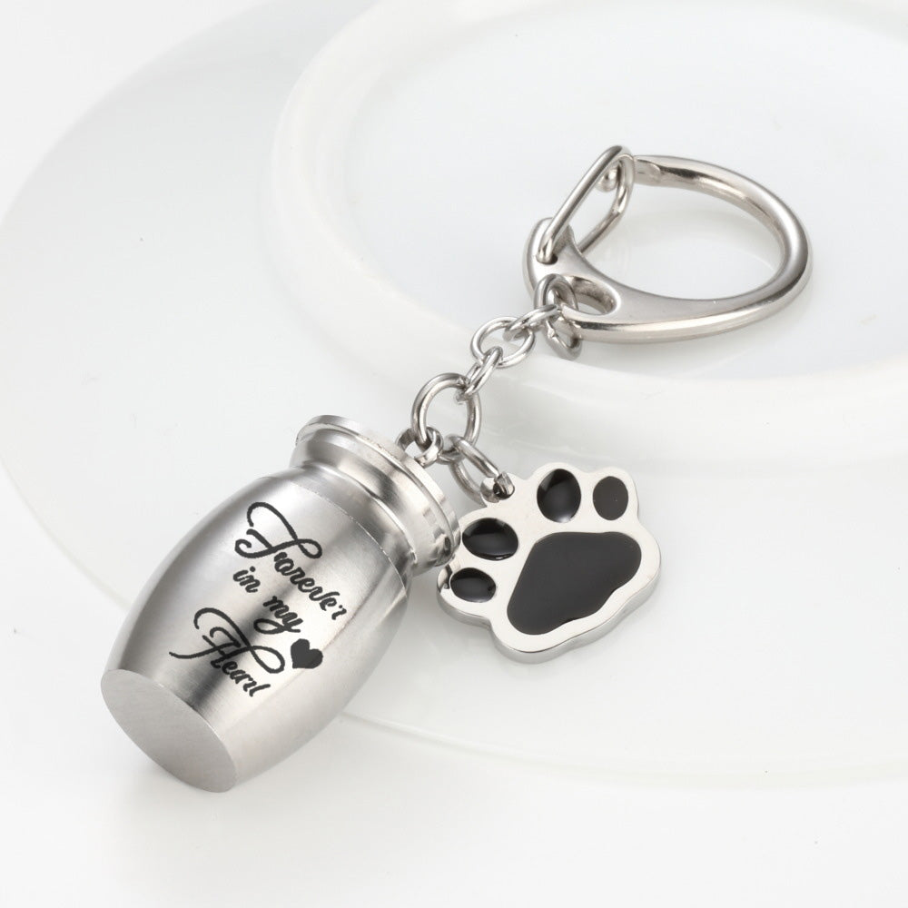 Forever in My Heart Urn Keychain