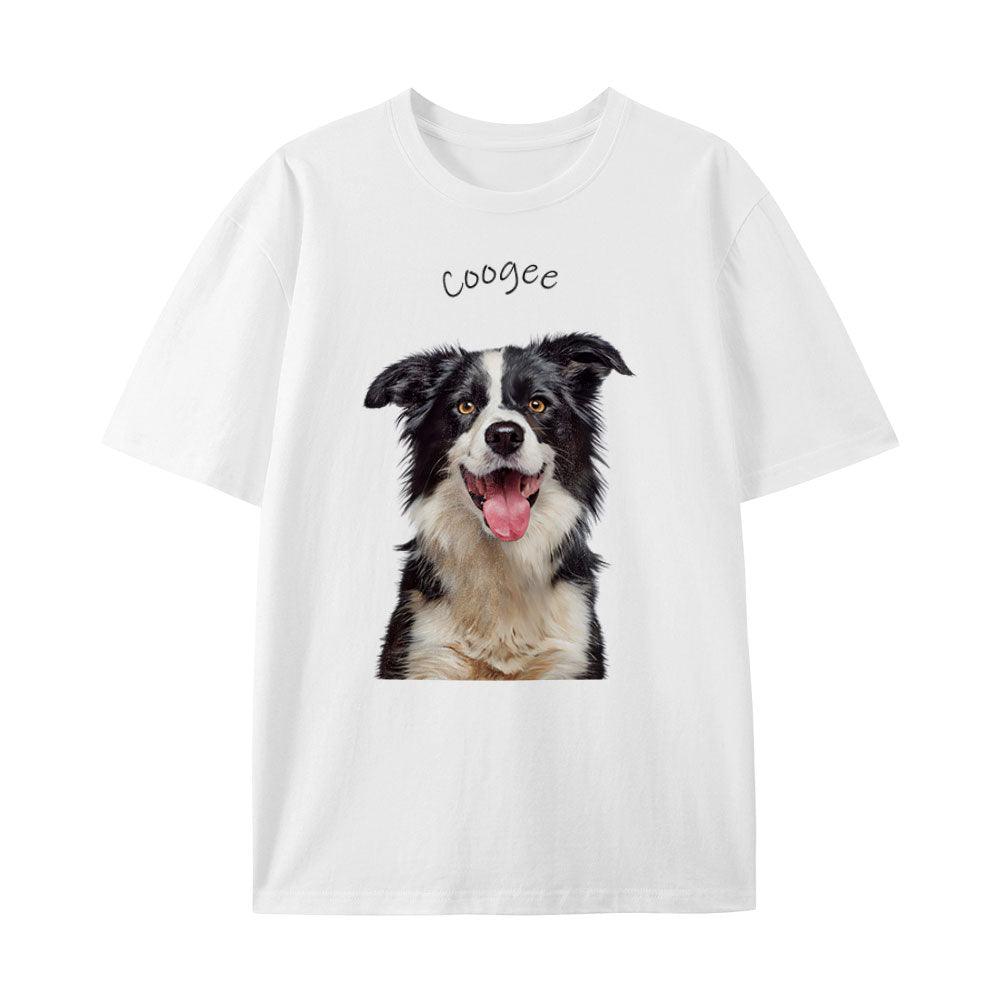 Custom Modern Pet Portrait T-Shirt