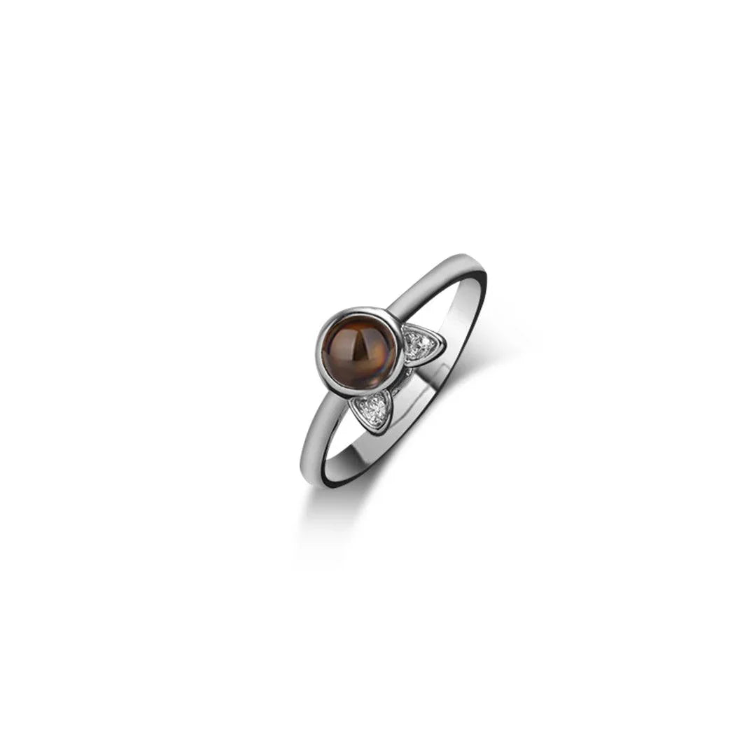 MeowGleam – Custom Cat Ear Photo Projection Ring