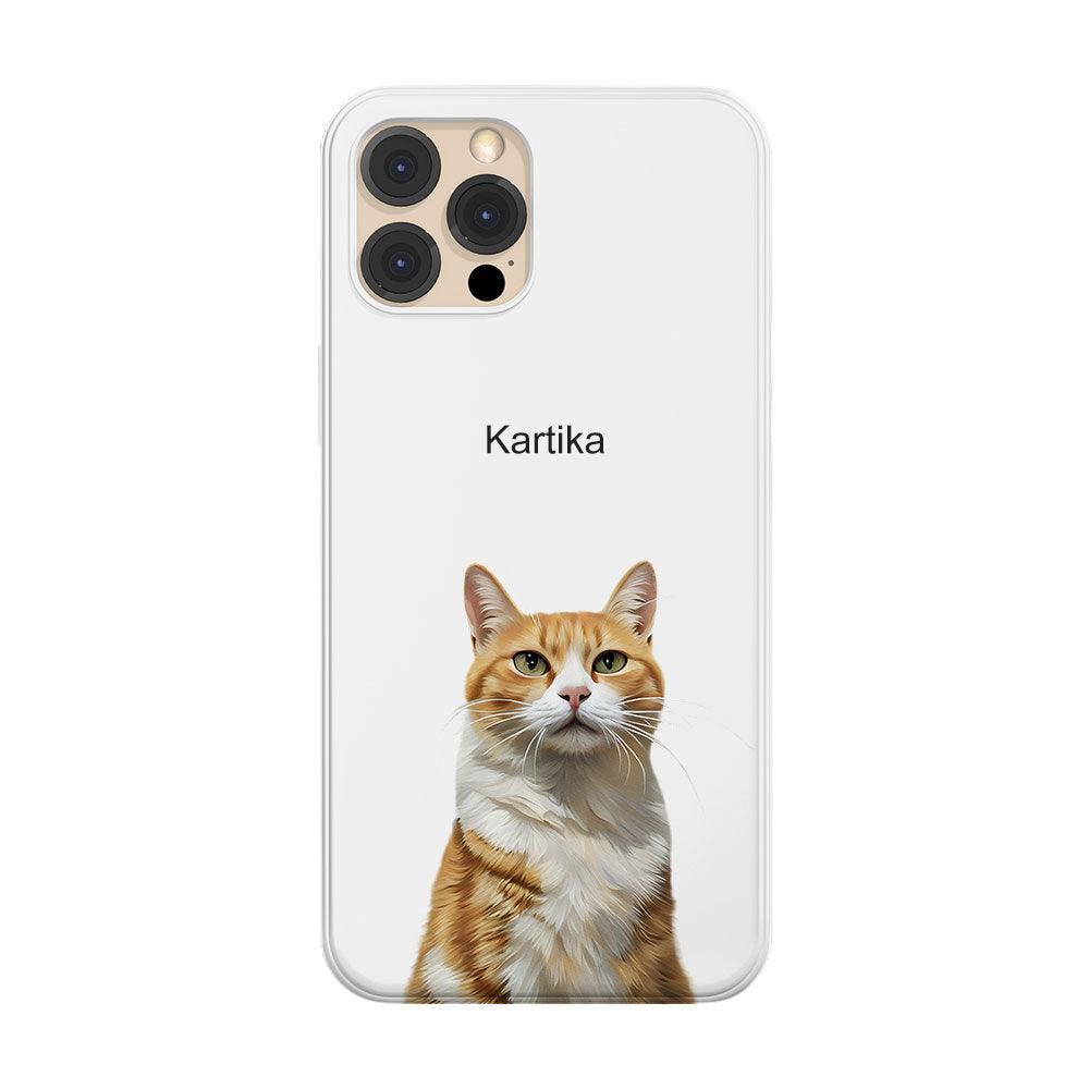 Custom Modern Pet Portrait Phone Case