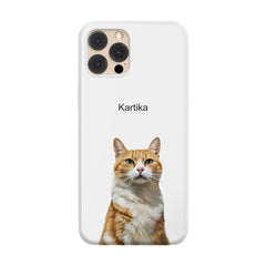 Custom Modern Pet Portrait Phone Case