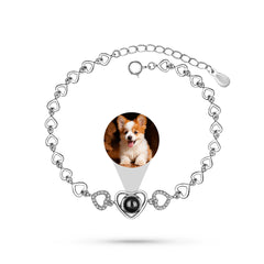 Hearts of Love – Custom Pet Photo Projection Bracelet