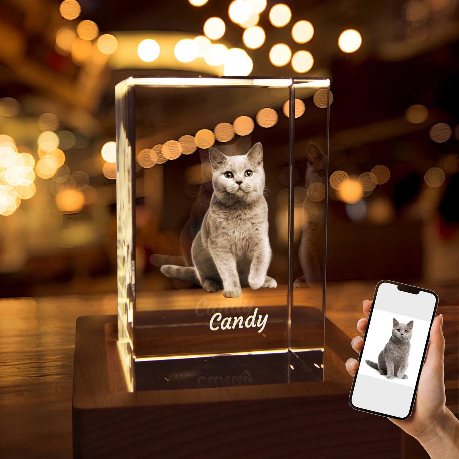 Custom Pet Crystal Carving | Personalised 3D Pet Crystal Keepsake