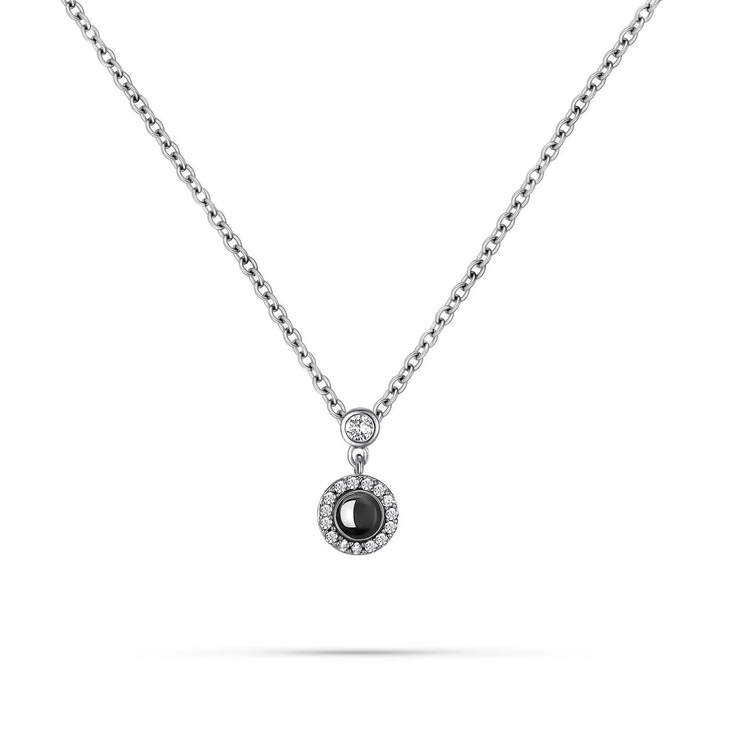 Halo Glow – Custom Photo Projection Necklace