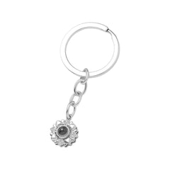 Blooming Memory – Custom Pet Photo Projection Keychain