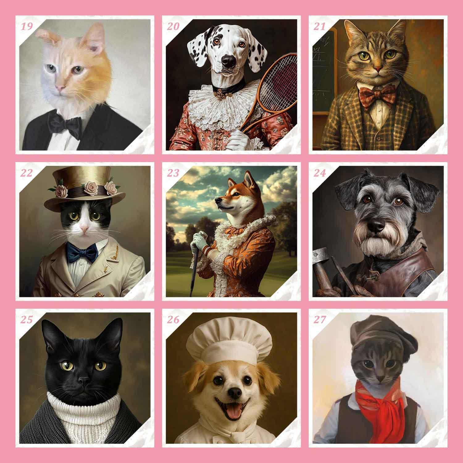 Custom Pet Career Portrait– Personalized Pet Art