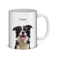 Custom Modern Pet Portrait Mug