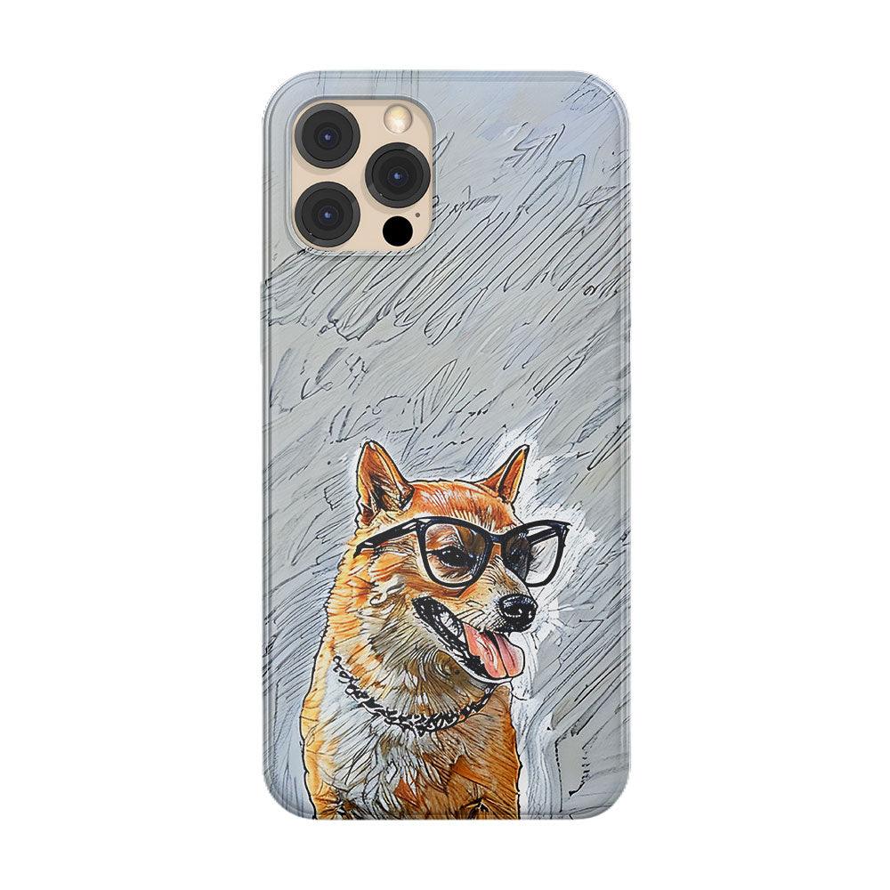 Custom Color Sketch Pet Portrait Phone Case