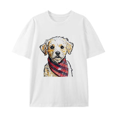 Custom Color Sketch Pet Portrait T-Shirt