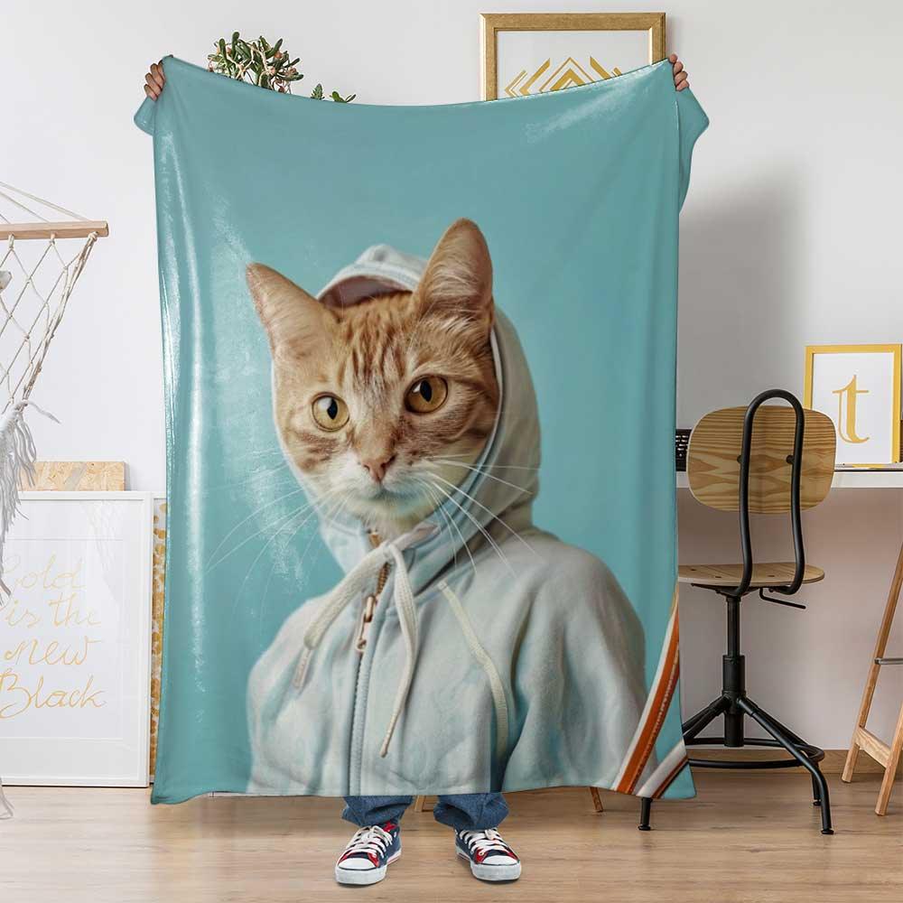 Custom Pet Career Portrait Blanket