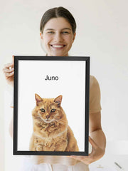Custom Modern Pet Portrait
