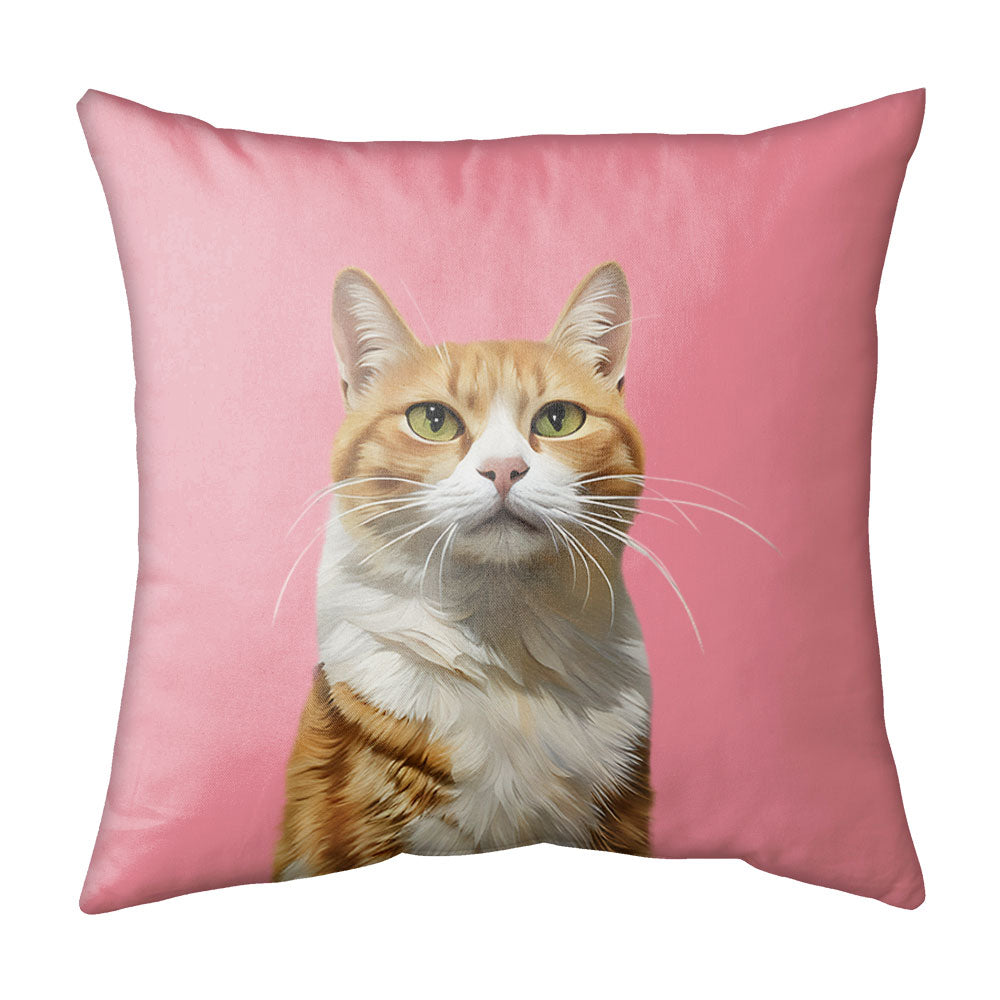 Custom Modern Pet Portrait Pillow