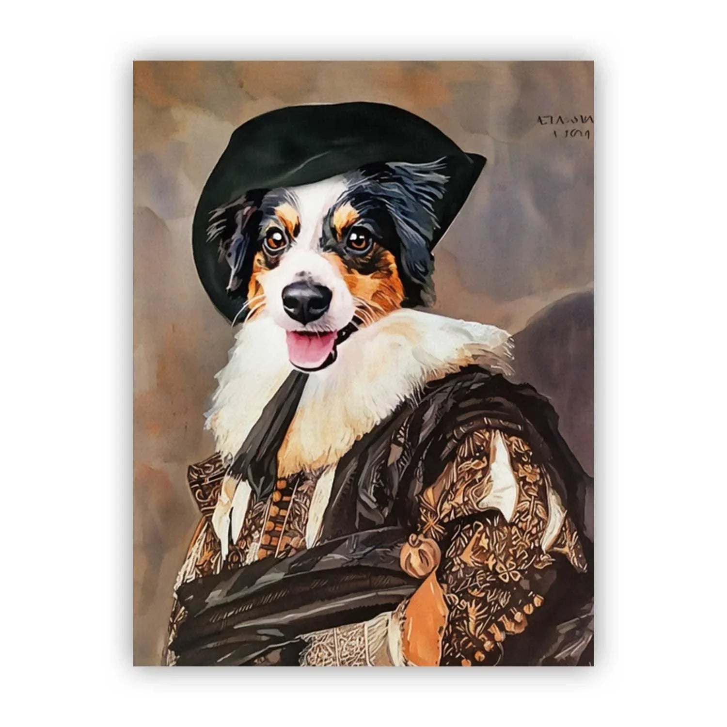 Custom Pet Paint by Numbers – The Laughing Cavalier