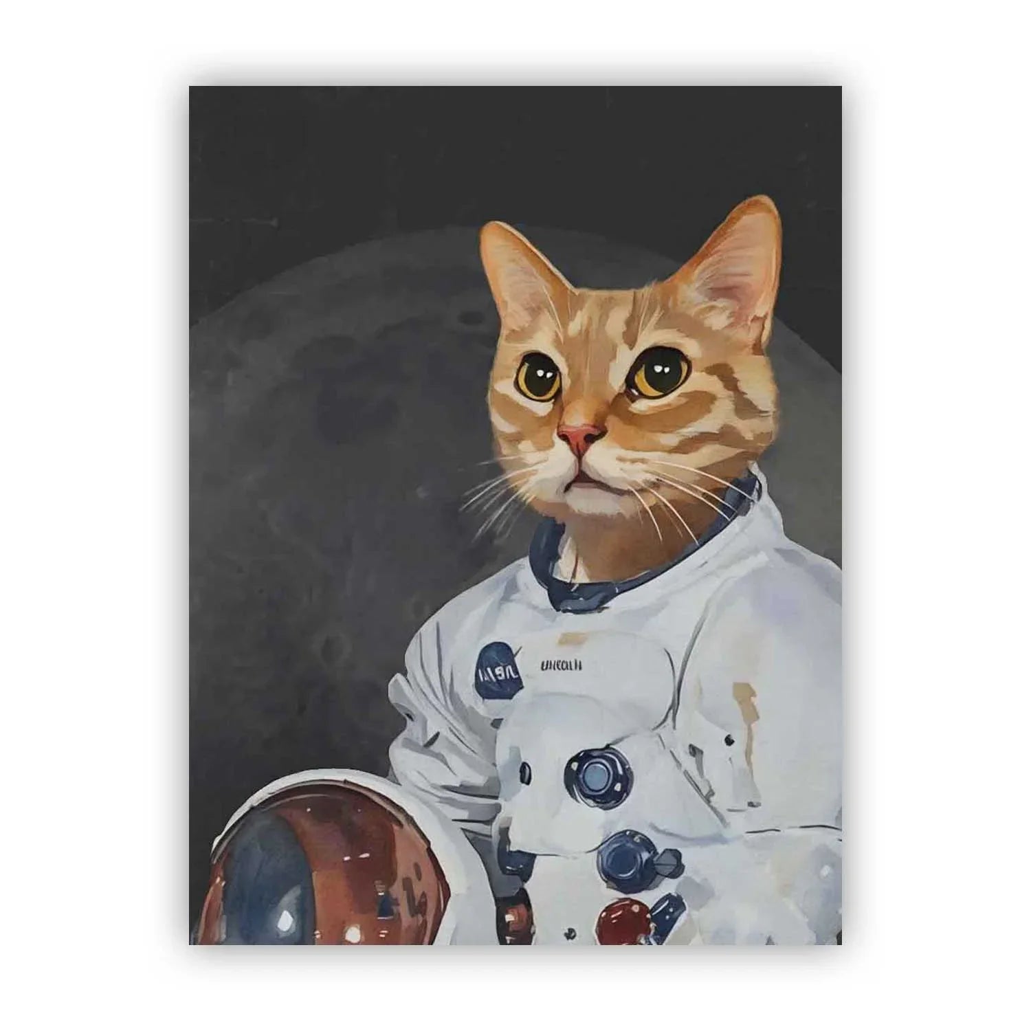 Custom Pet Paint by Numbers – The Astronaut