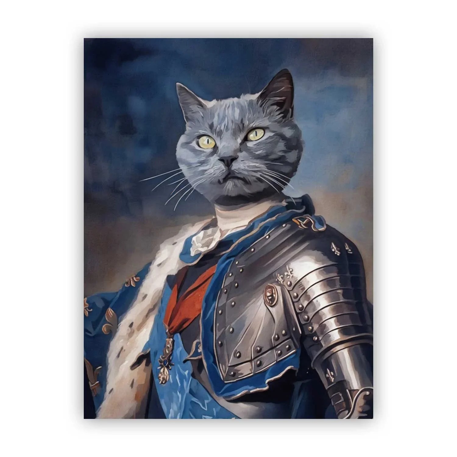 Custom Pet Paint by Numbers – The Silver Paladin