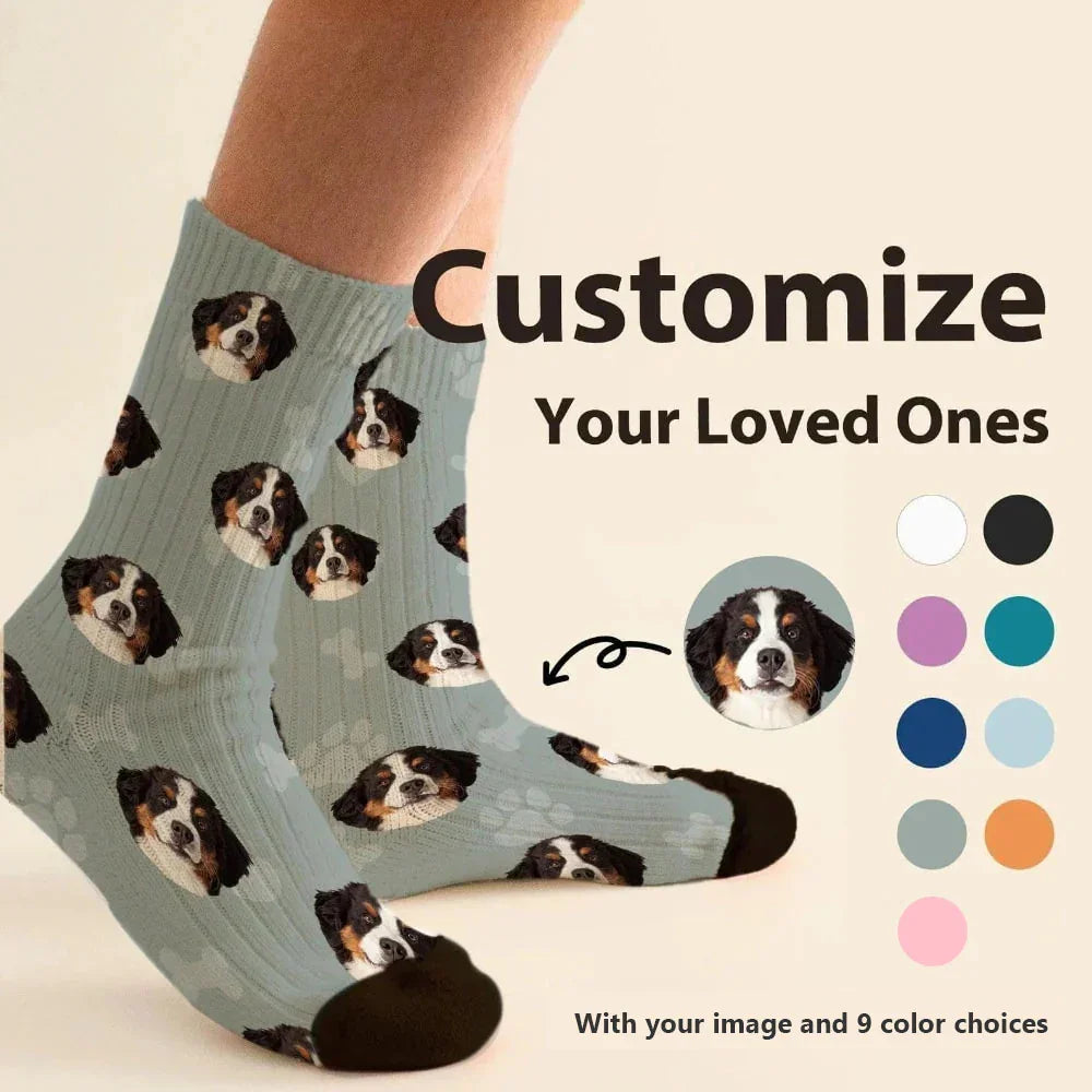 Custom Personalized Pet Socks