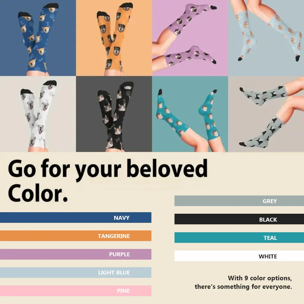 Custom Personalized Pet Socks