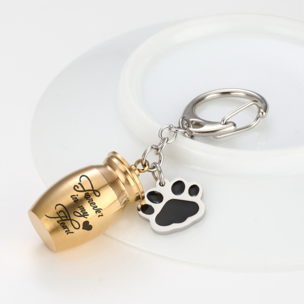 Forever in My Heart Urn Keychain