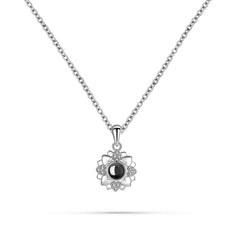 Pet Bloom Necklace – Personalized Photo Projection Pendant