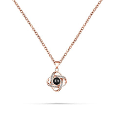 Infinity Knot – Custom Pet Photo Projection Necklace