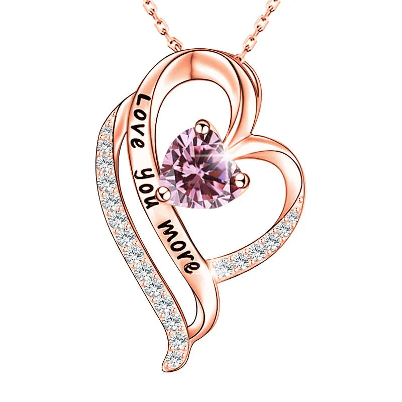 Endless Love Birthstone Necklace