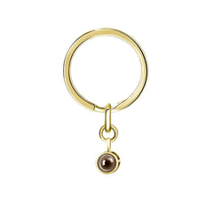 Circle of Love – Custom Pet Photo Projection Keychain