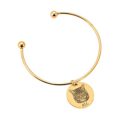Custom Engraved Pet Photo Bracelet | A Meaningful Personal Keepsake