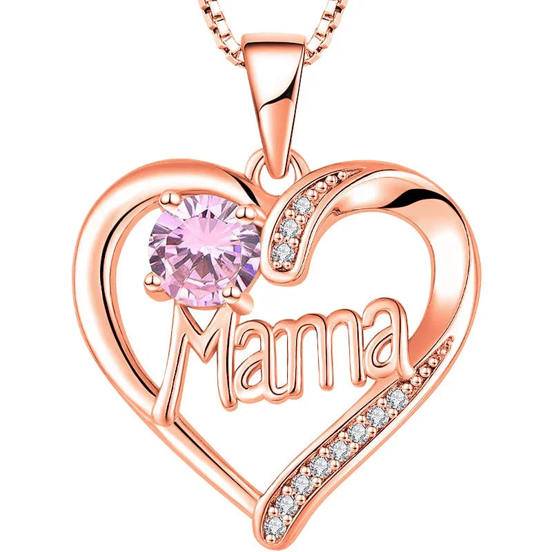 Mother’s Love Birthstone Necklace