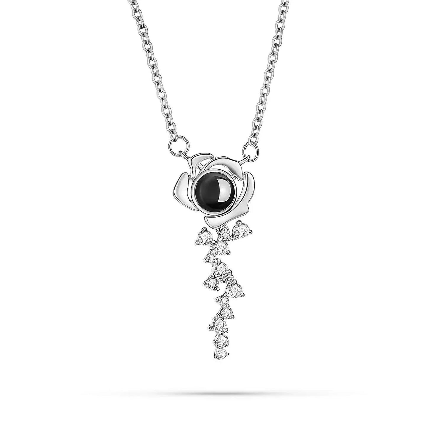 Eternal Rose – Custom Photo Projection Necklace