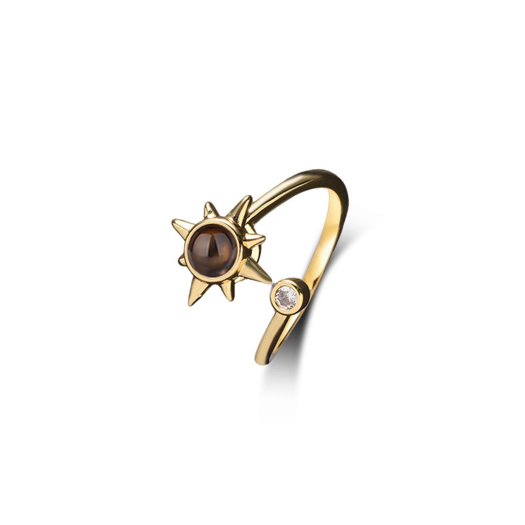 Starlight Bond – Custom Pet Photo Projection Ring