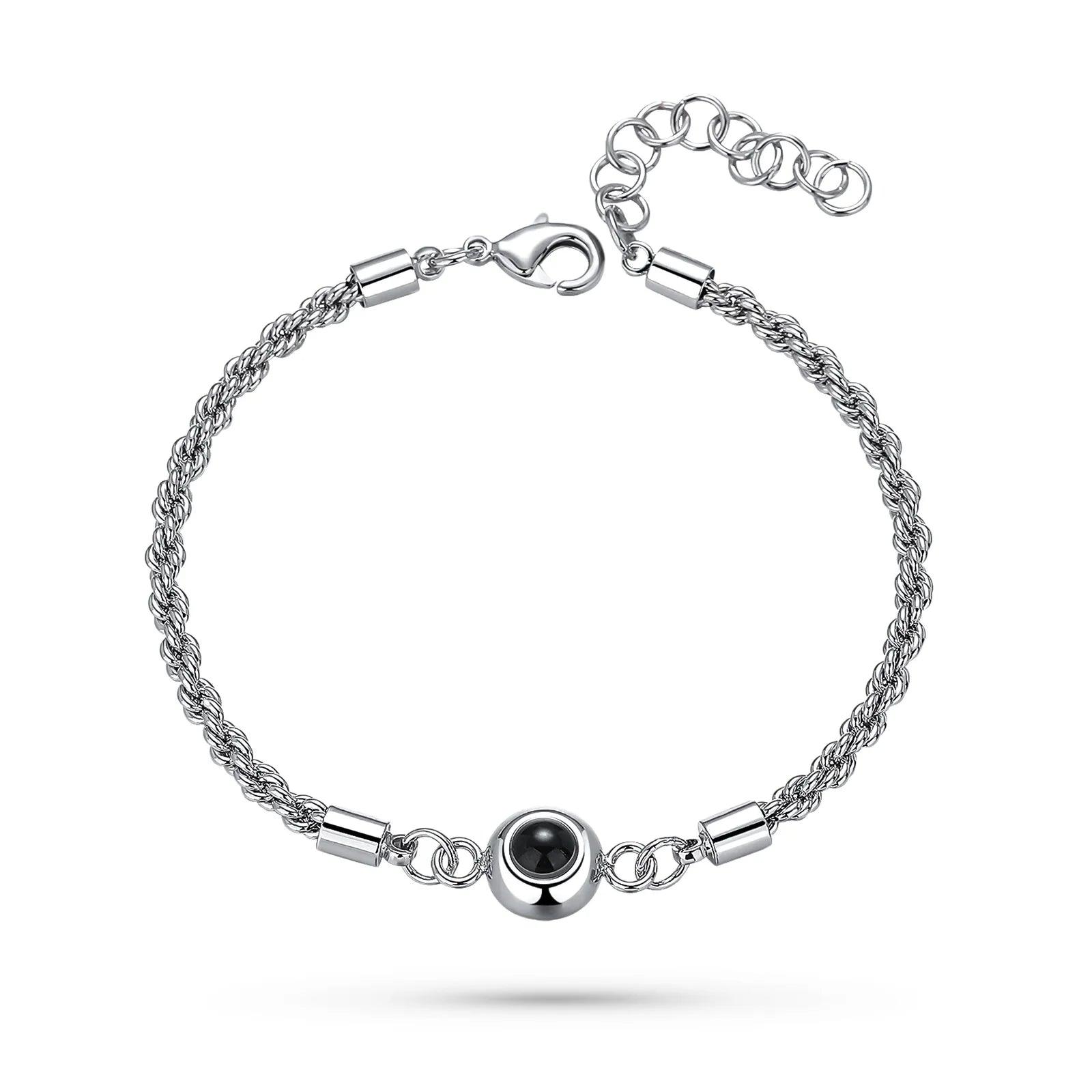 Pawprint Glow – Custom Pet Photo Projection Bracelet