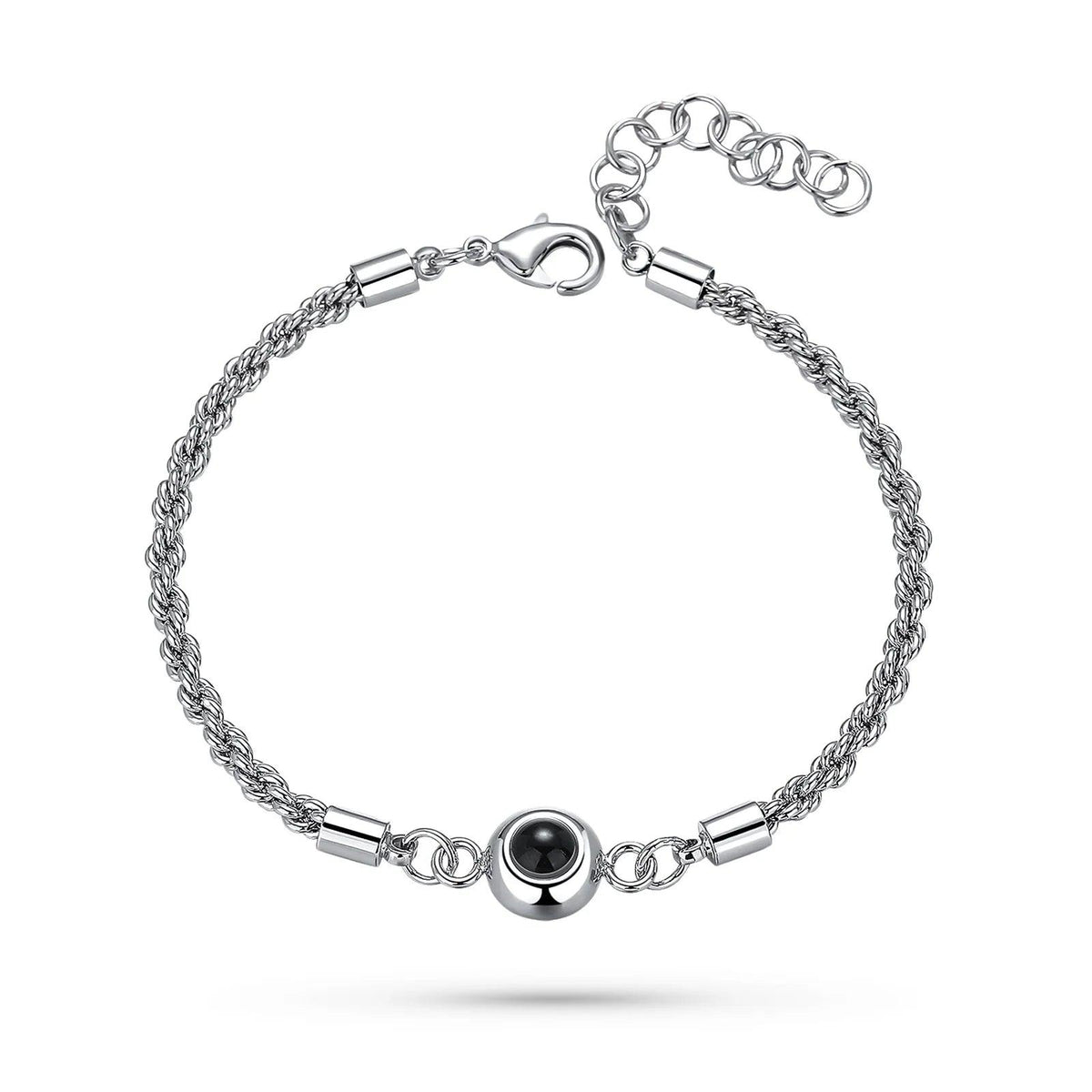 Pawprint Glow – Custom Pet Photo Projection Bracelet