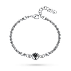 Pawprint Glow – Custom Pet Photo Projection Bracelet