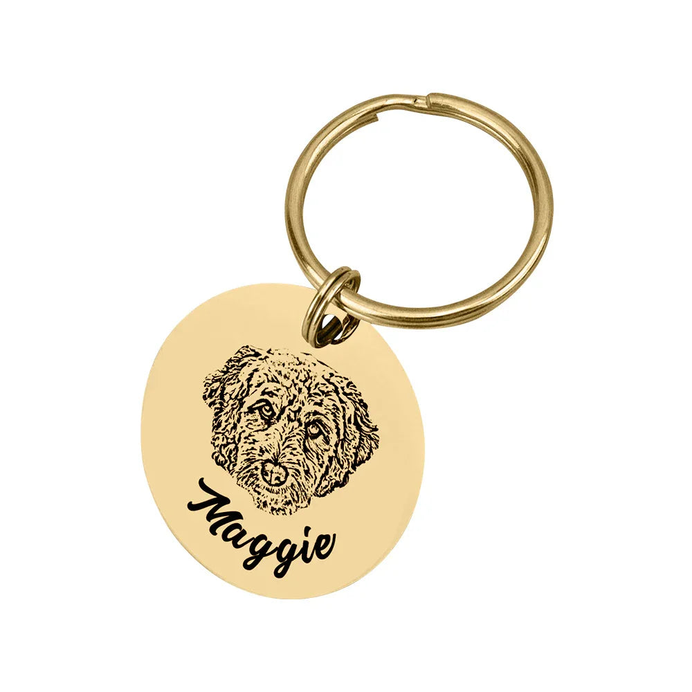 Custom Engraved Pet Keychain | Celebrate the Bond You Share