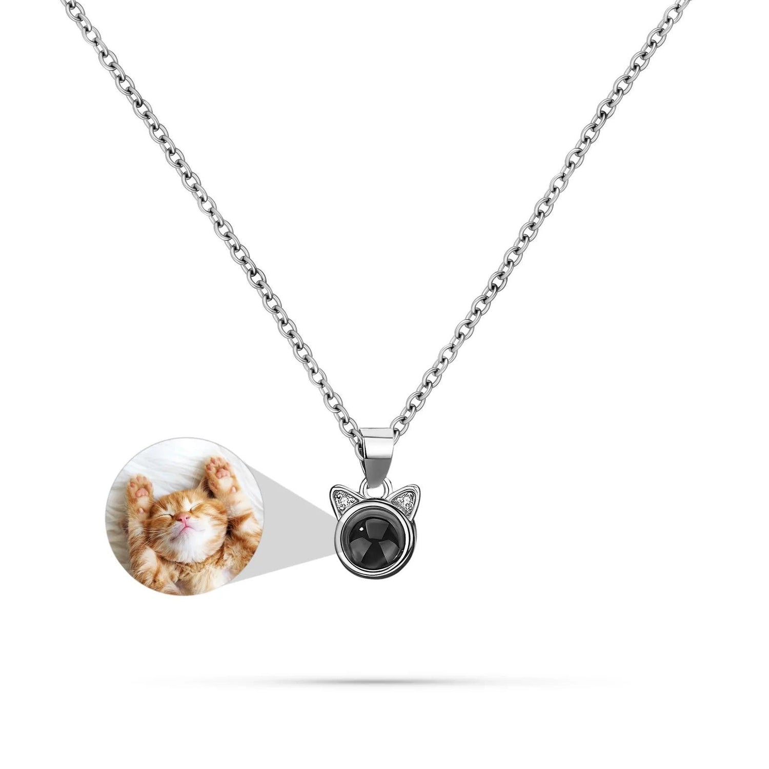 Meowlight Memory – Personalized Cat Projection Pendant